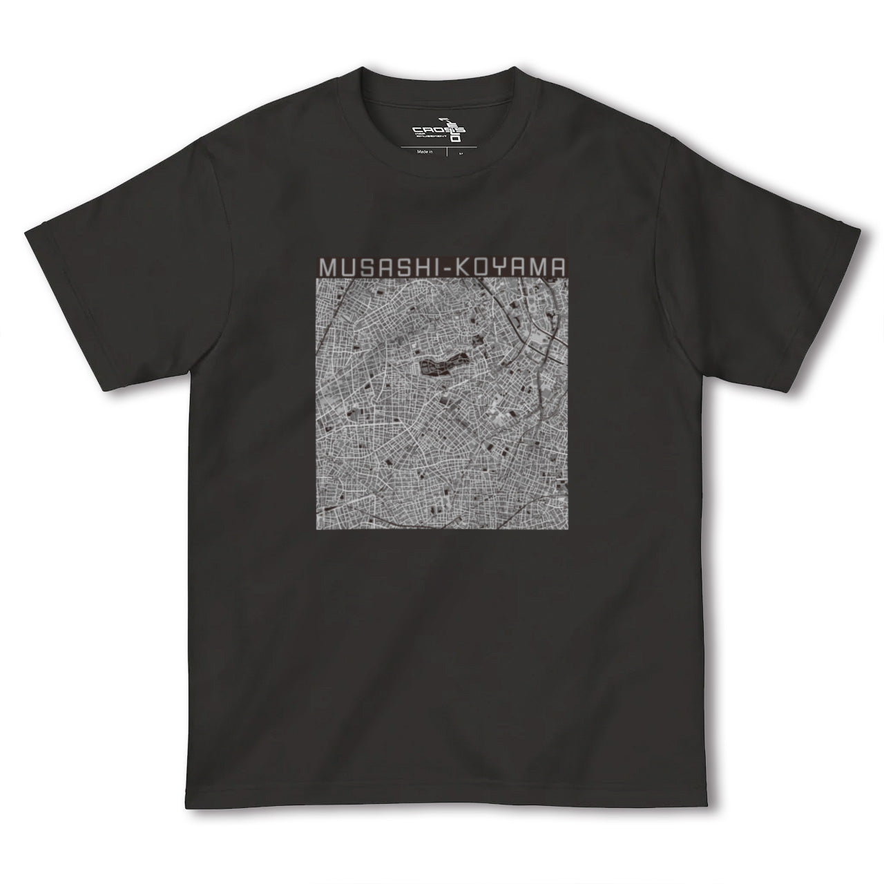 【武蔵小山(東京都)】地図柄ヘビーウェイトTシャツ