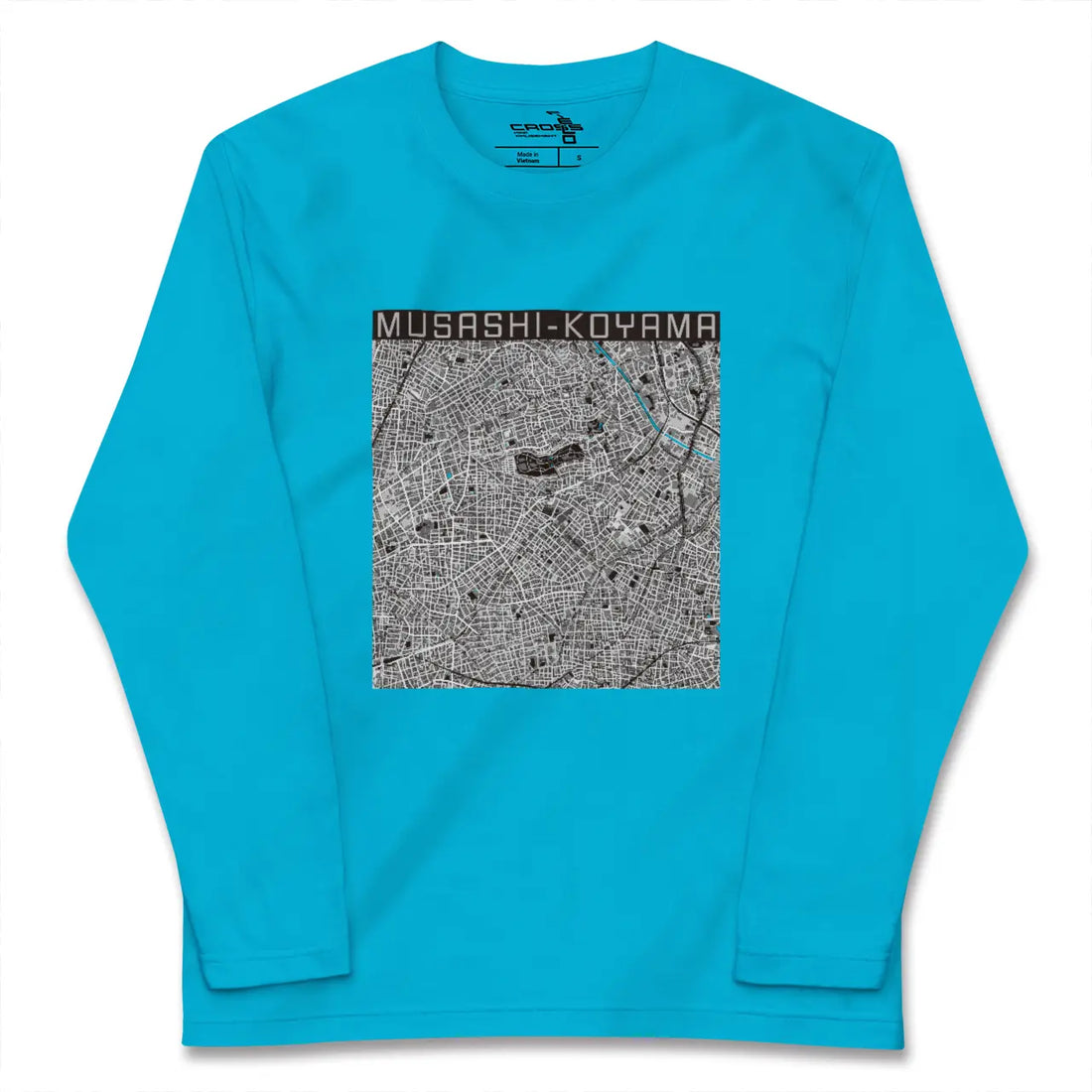 【武蔵小山(東京都)】地図柄ロングスリーブTシャツ