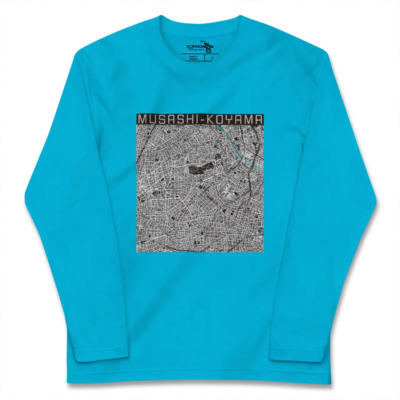 【武蔵小山(東京都)】地図柄ロングスリーブTシャツ