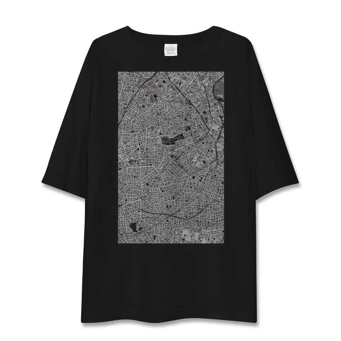 【武蔵小山(東京都)】地図柄ビッグシルエットTシャツ