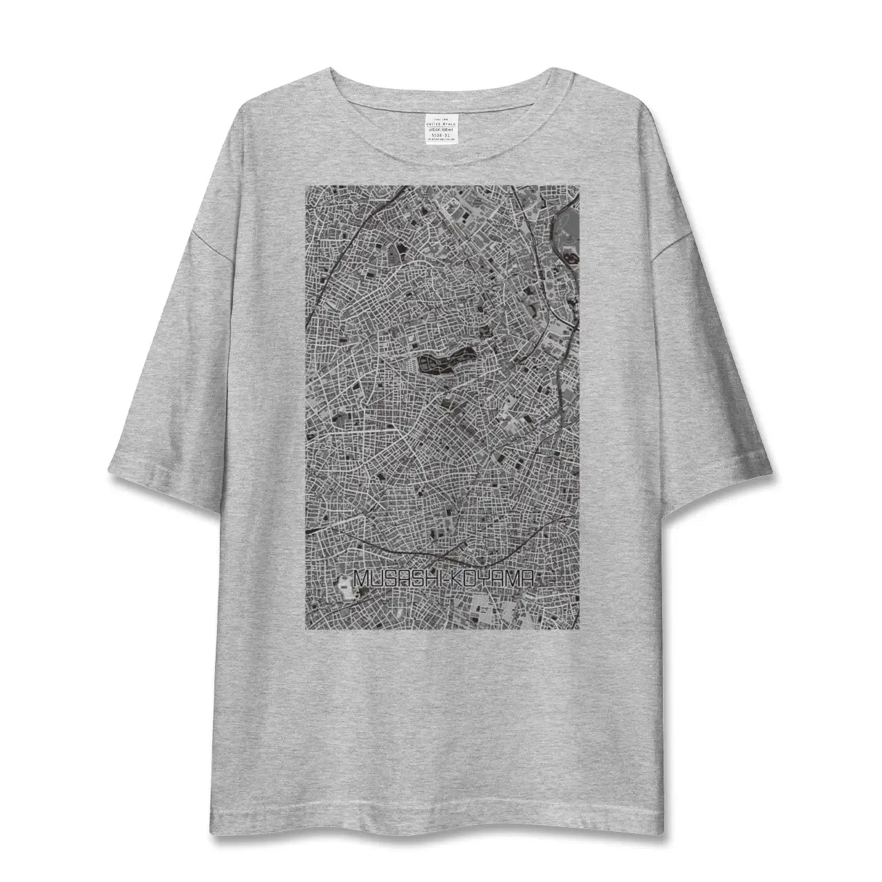 【武蔵小山(東京都)】地図柄ビッグシルエットTシャツ