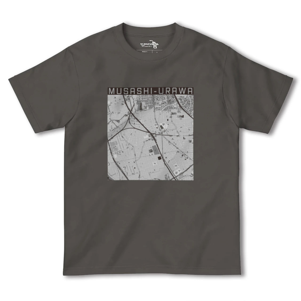 【武蔵浦和(埼玉県)】地図柄ヘビーウェイトTシャツ