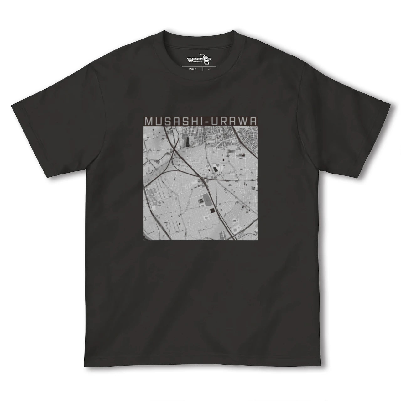 【武蔵浦和(埼玉県)】地図柄ヘビーウェイトTシャツ