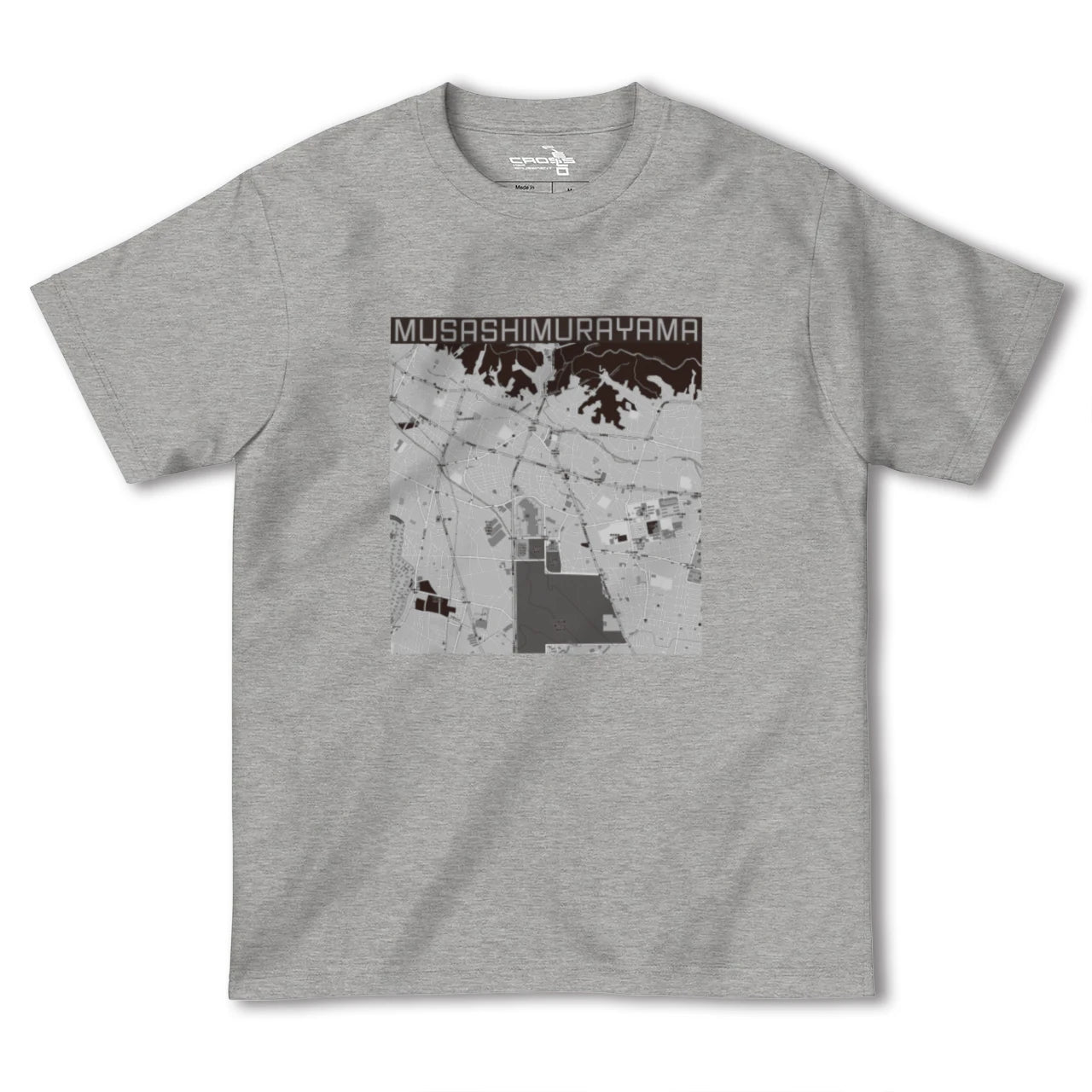 【武蔵村山(東京都)】地図柄ヘビーウェイトTシャツ
