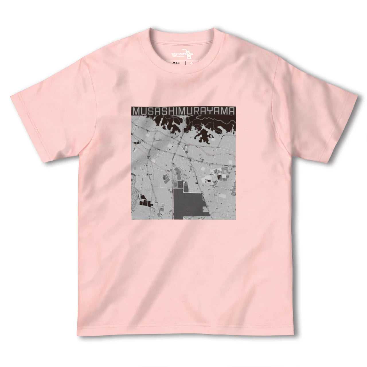 【武蔵村山(東京都)】地図柄ヘビーウェイトTシャツ