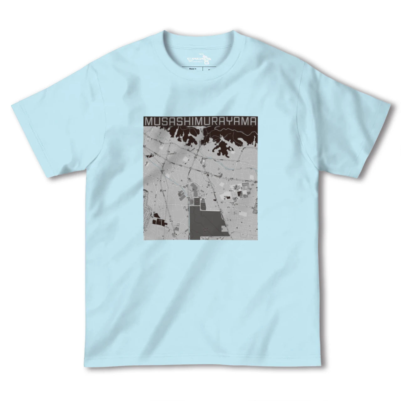 【武蔵村山(東京都)】地図柄ヘビーウェイトTシャツ