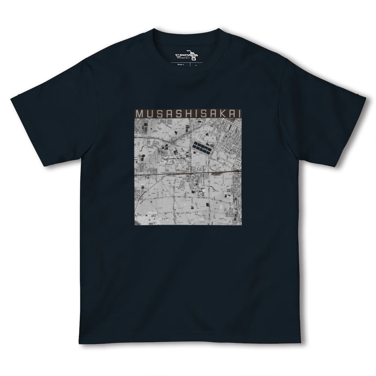 【武蔵境2(東京都)】地図柄ヘビーウェイトTシャツ