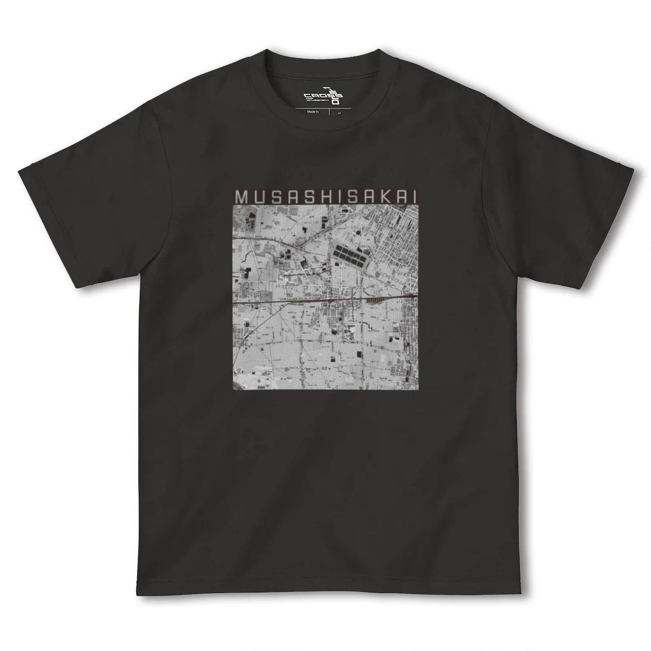 【武蔵境2(東京都)】地図柄ヘビーウェイトTシャツ
