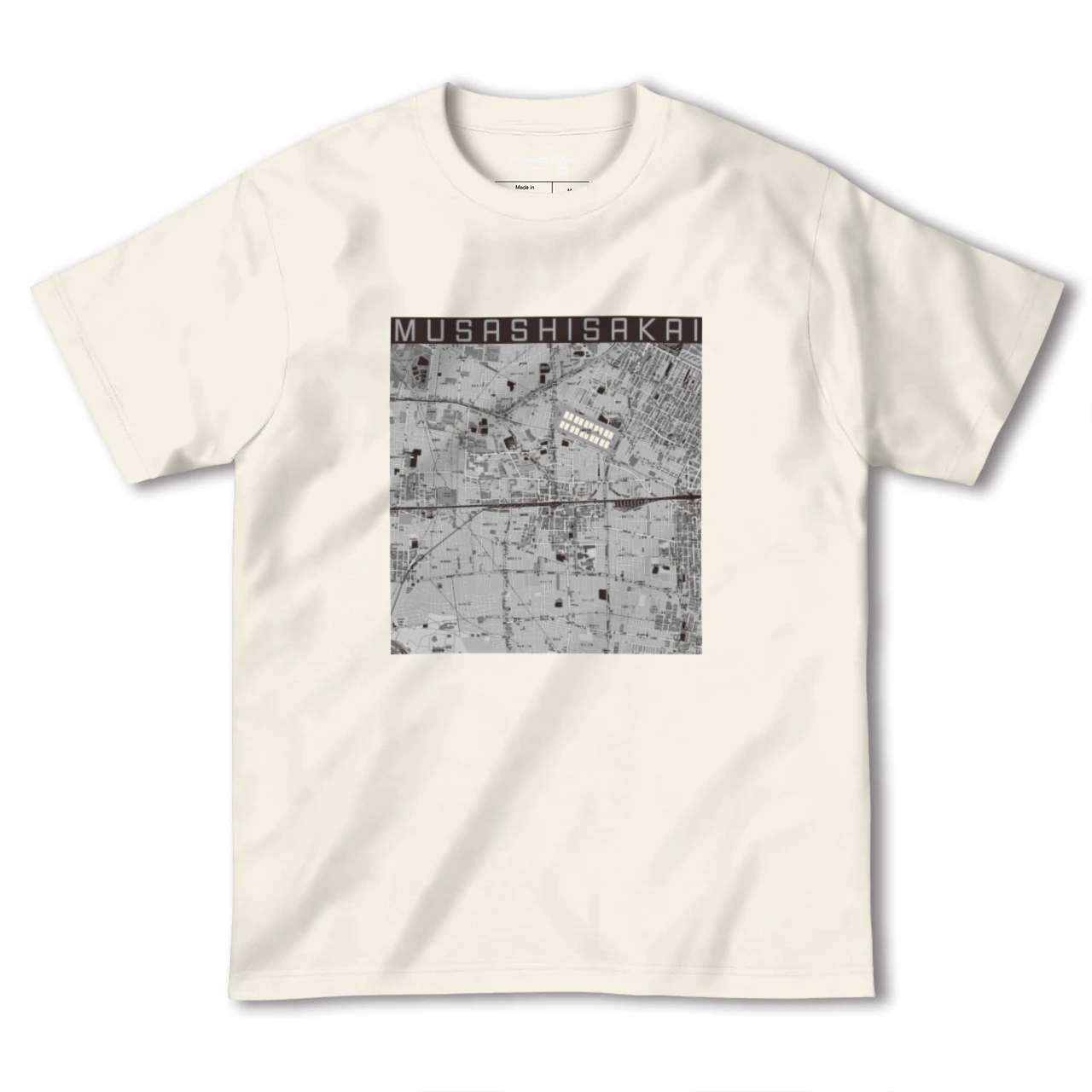 【武蔵境2(東京都)】地図柄ヘビーウェイトTシャツ