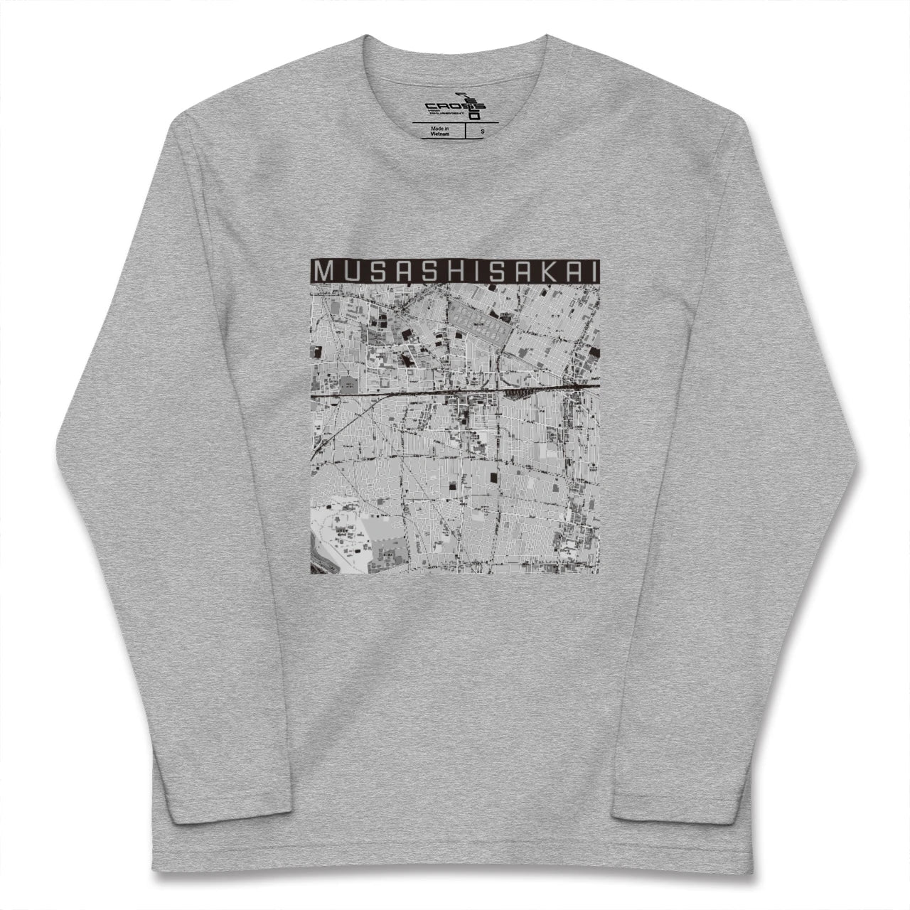 【武蔵境(東京都)】地図柄ロングスリーブTシャツ