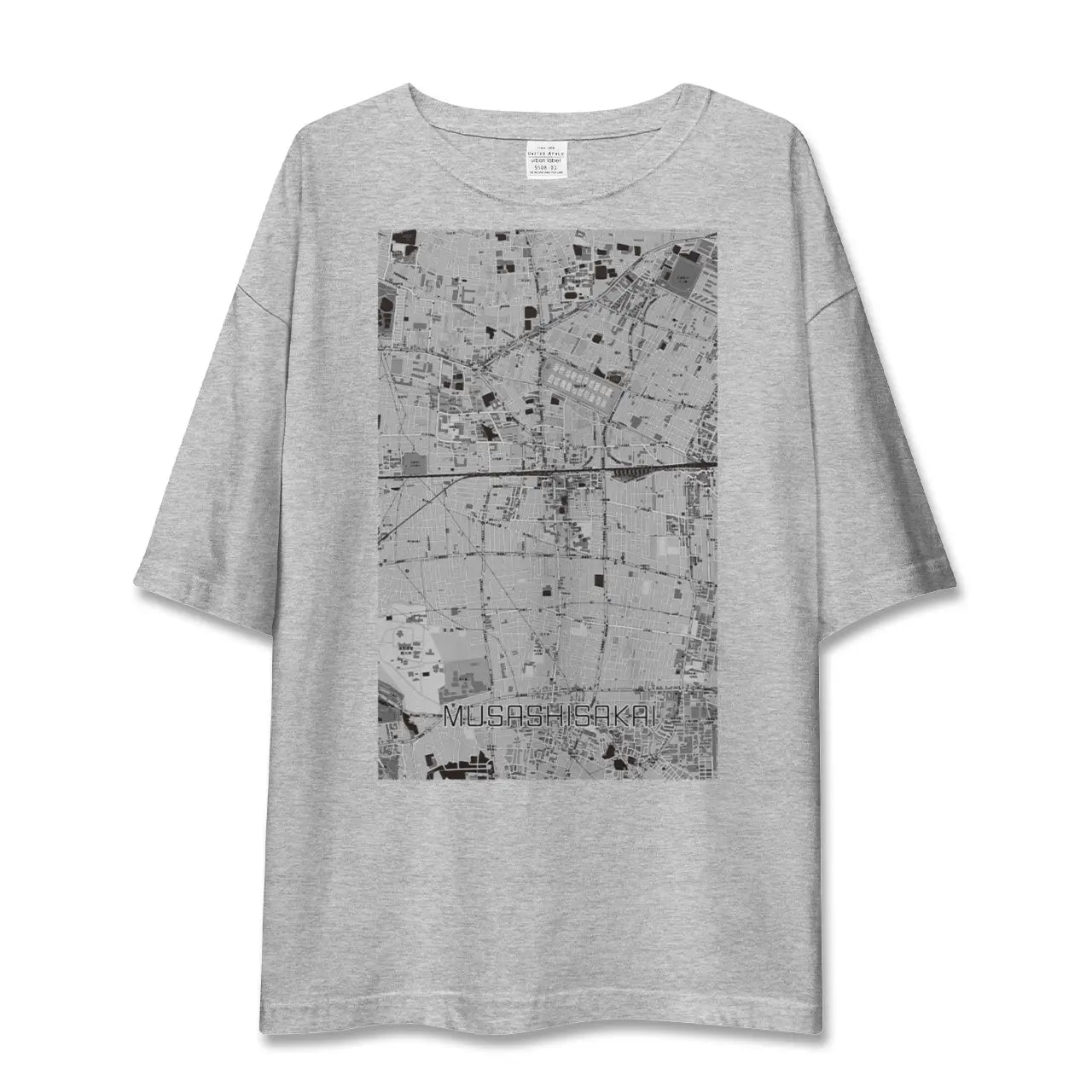 【武蔵境(東京都)】地図柄ビッグシルエットTシャツ