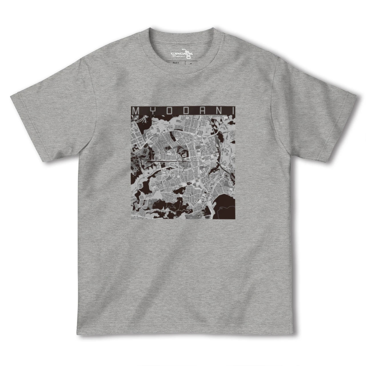【名谷(兵庫県)】地図柄ヘビーウェイトTシャツ
