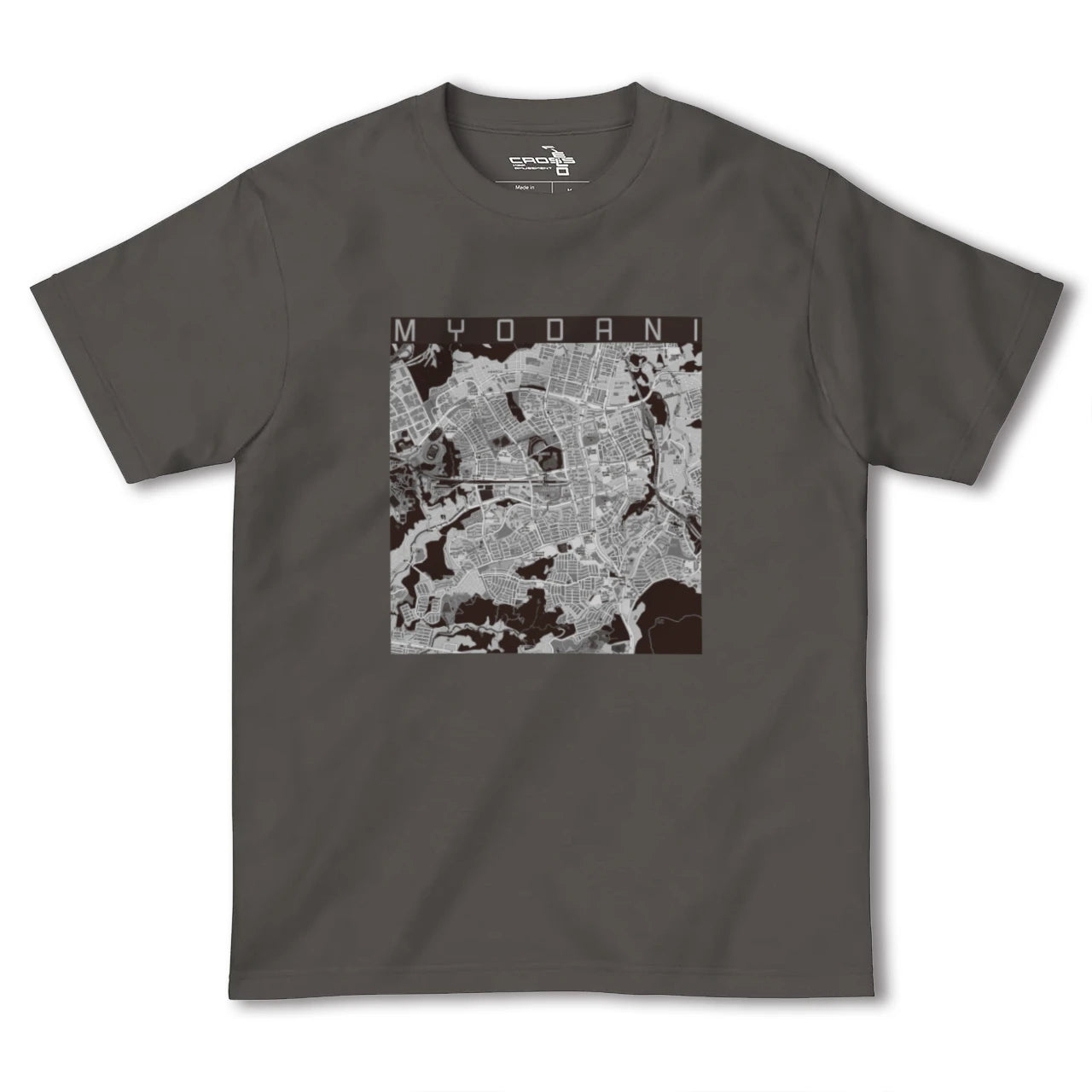 【名谷(兵庫県)】地図柄ヘビーウェイトTシャツ