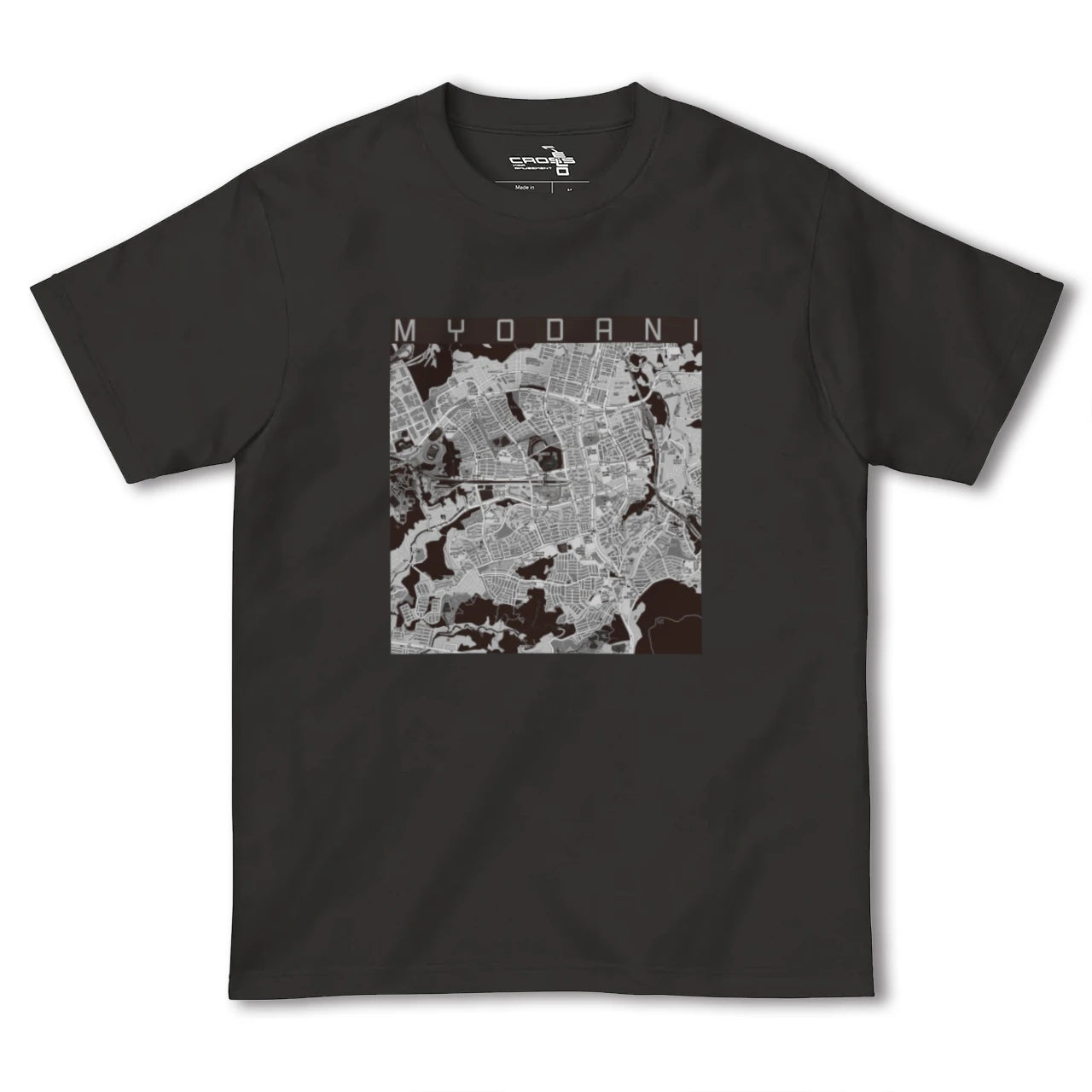 【名谷(兵庫県)】地図柄ヘビーウェイトTシャツ