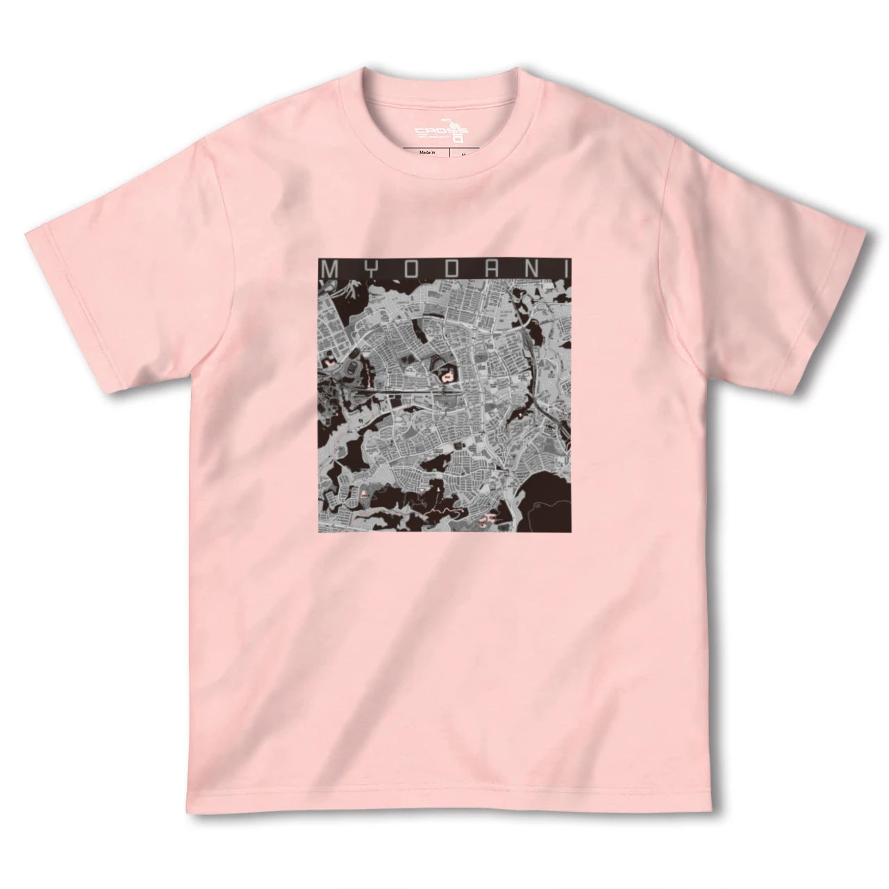【名谷(兵庫県)】地図柄ヘビーウェイトTシャツ