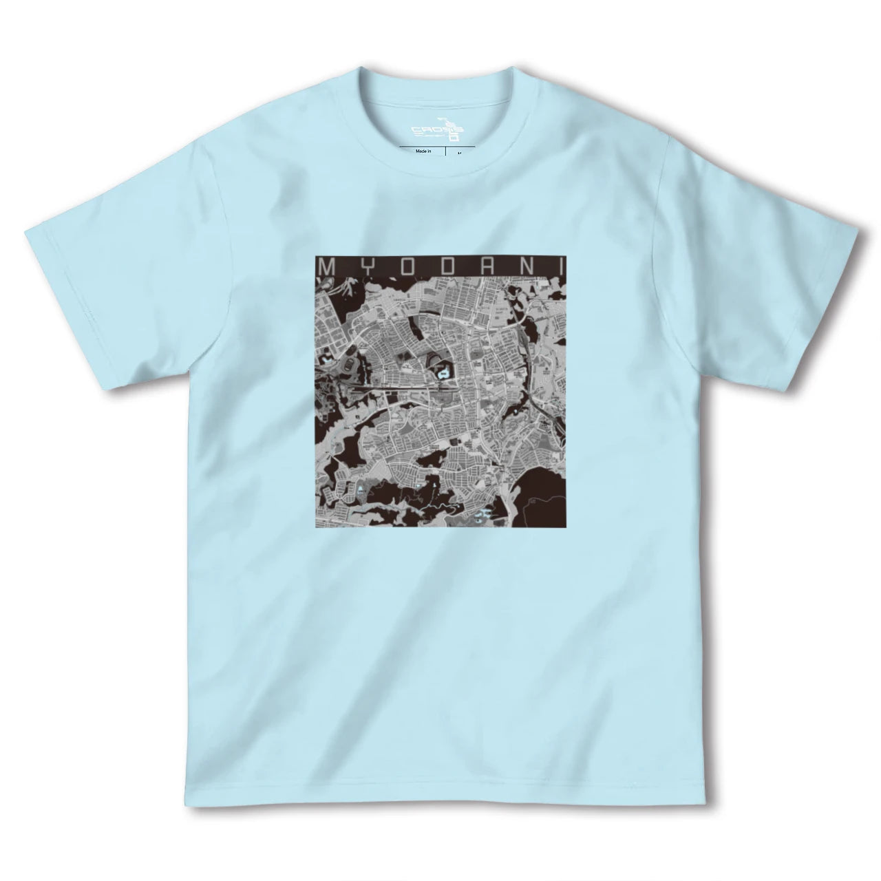 【名谷(兵庫県)】地図柄ヘビーウェイトTシャツ