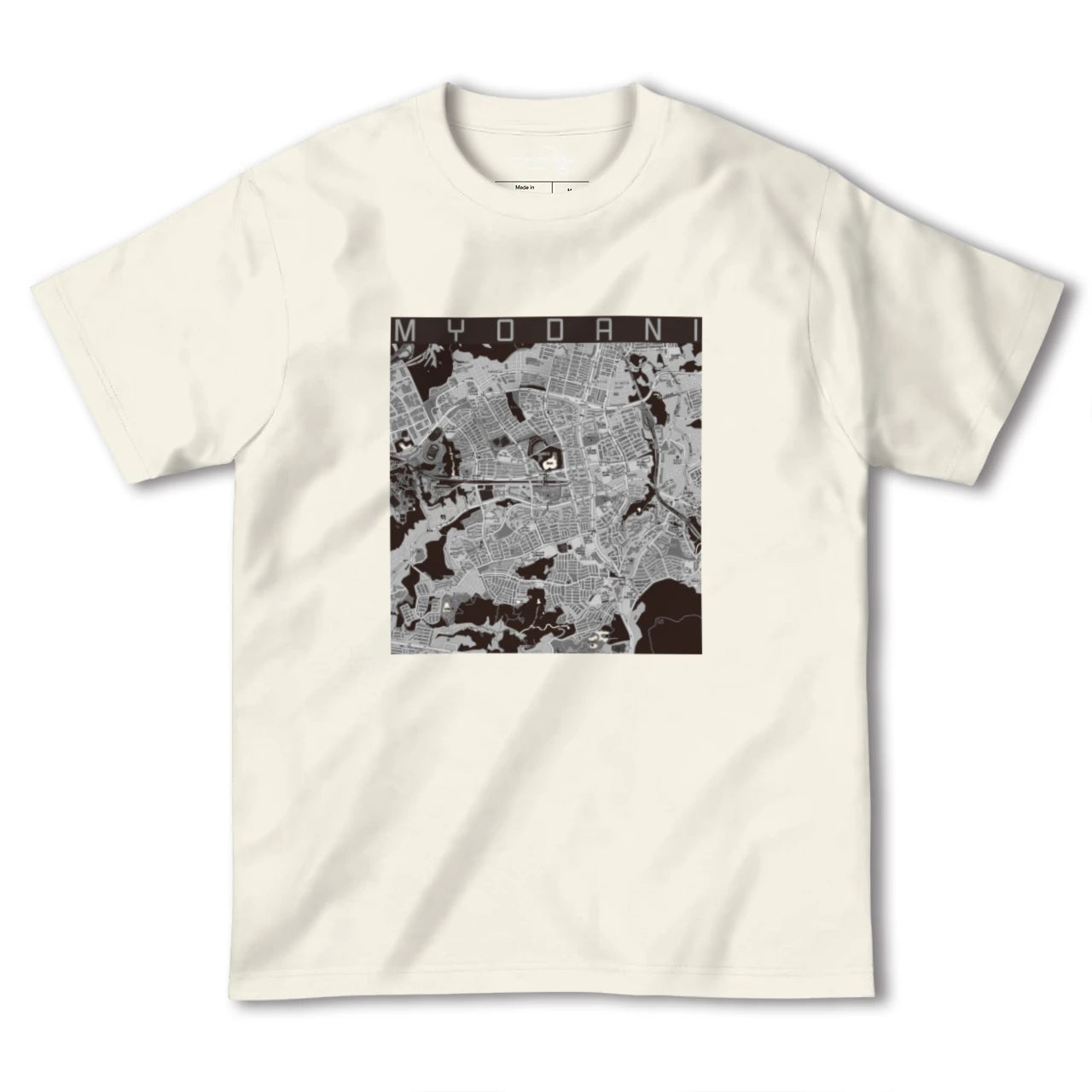 【名谷(兵庫県)】地図柄ヘビーウェイトTシャツ