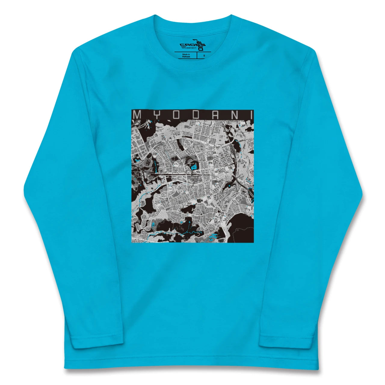 【名谷(兵庫県)】地図柄ロングスリーブTシャツ