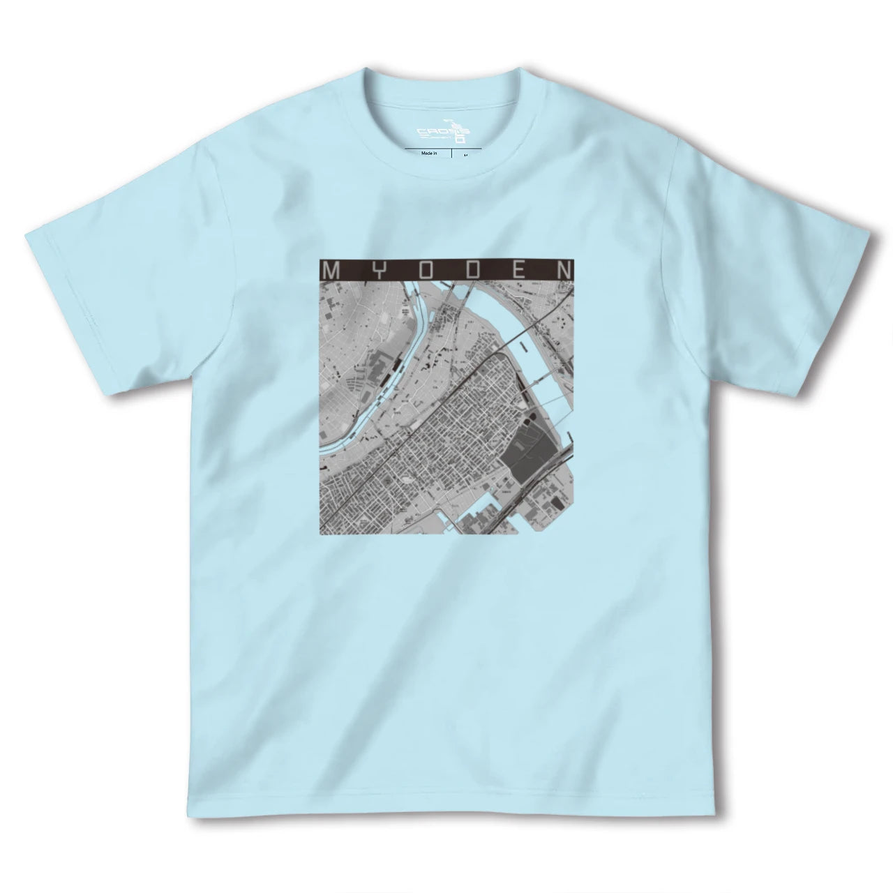 【妙典(千葉県)】地図柄ヘビーウェイトTシャツ