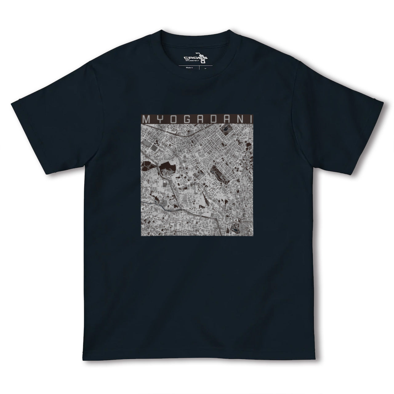 【茗荷谷(東京都)】地図柄ヘビーウェイトTシャツ