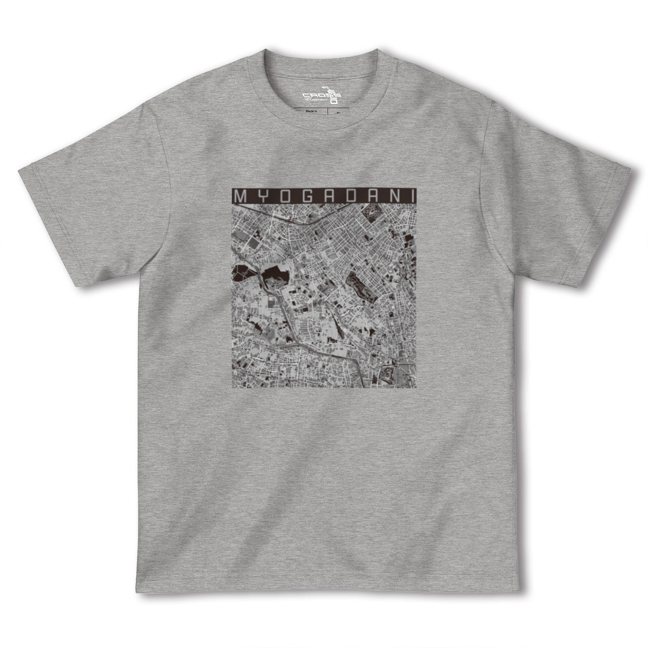 【茗荷谷(東京都)】地図柄ヘビーウェイトTシャツ
