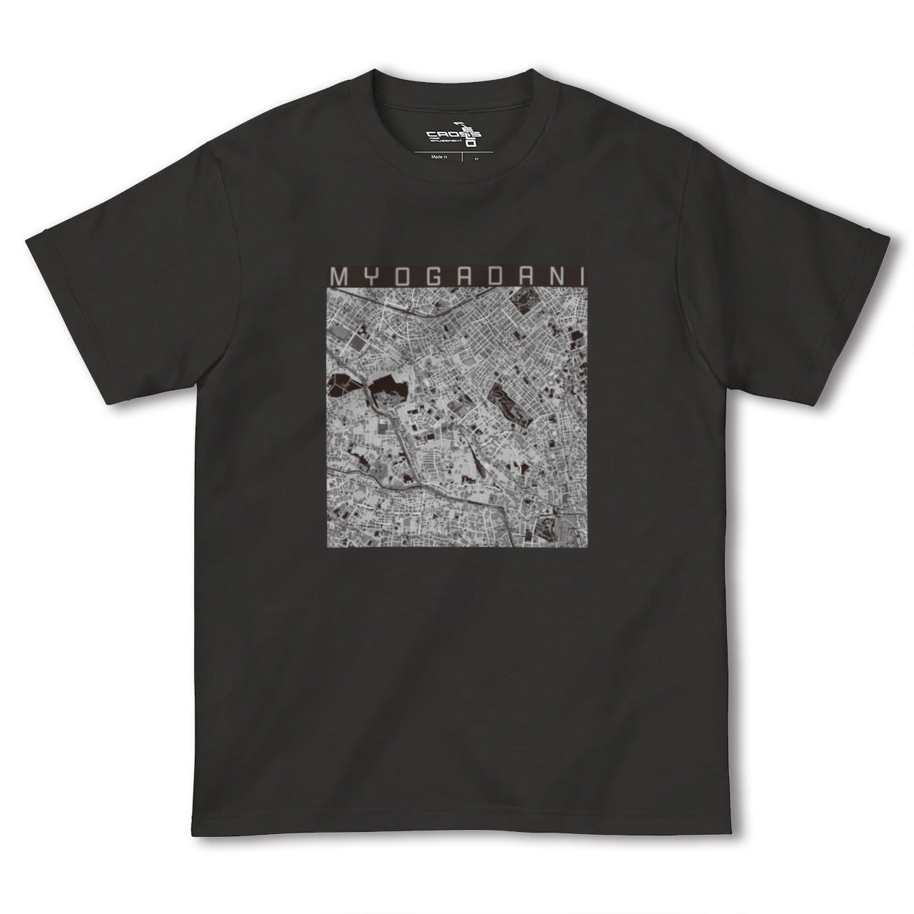 【茗荷谷(東京都)】地図柄ヘビーウェイトTシャツ