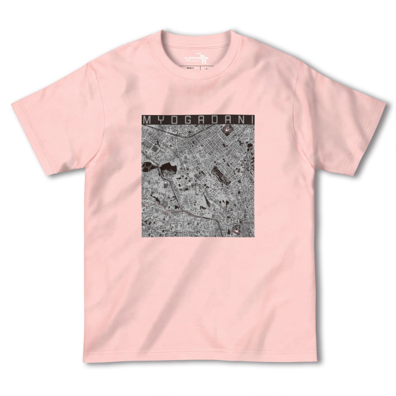 【茗荷谷(東京都)】地図柄ヘビーウェイトTシャツ
