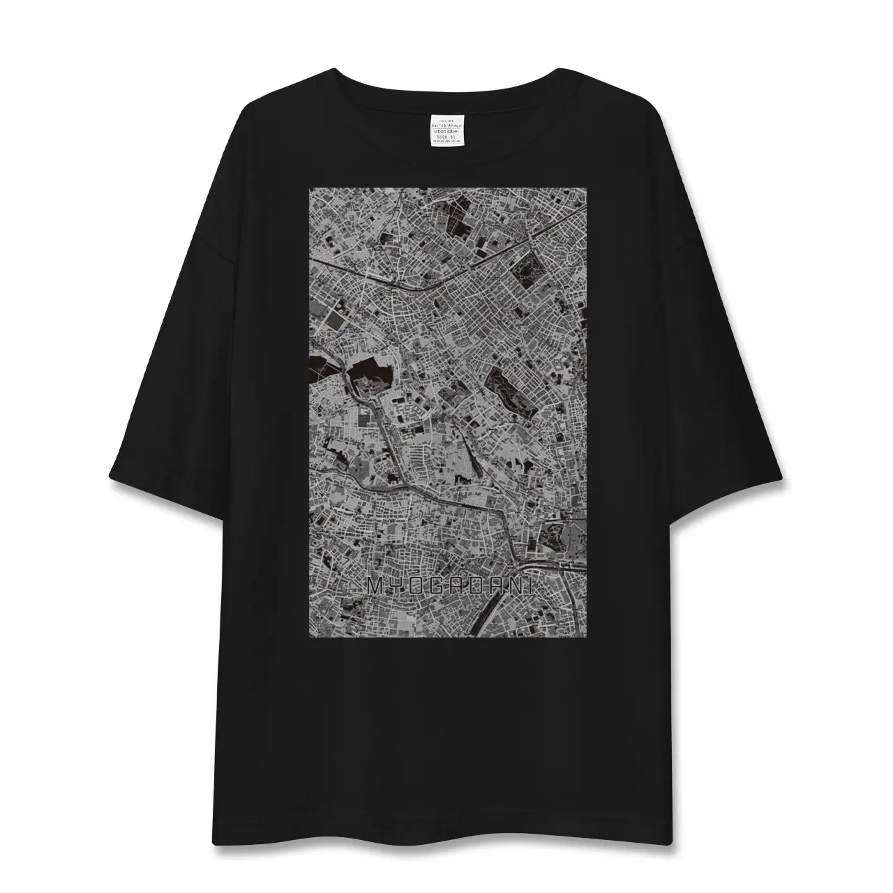 【茗荷谷(東京都)】地図柄ビッグシルエットTシャツ