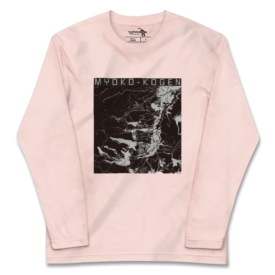 【妙高高原(新潟県)】地図柄ロングスリーブTシャツ