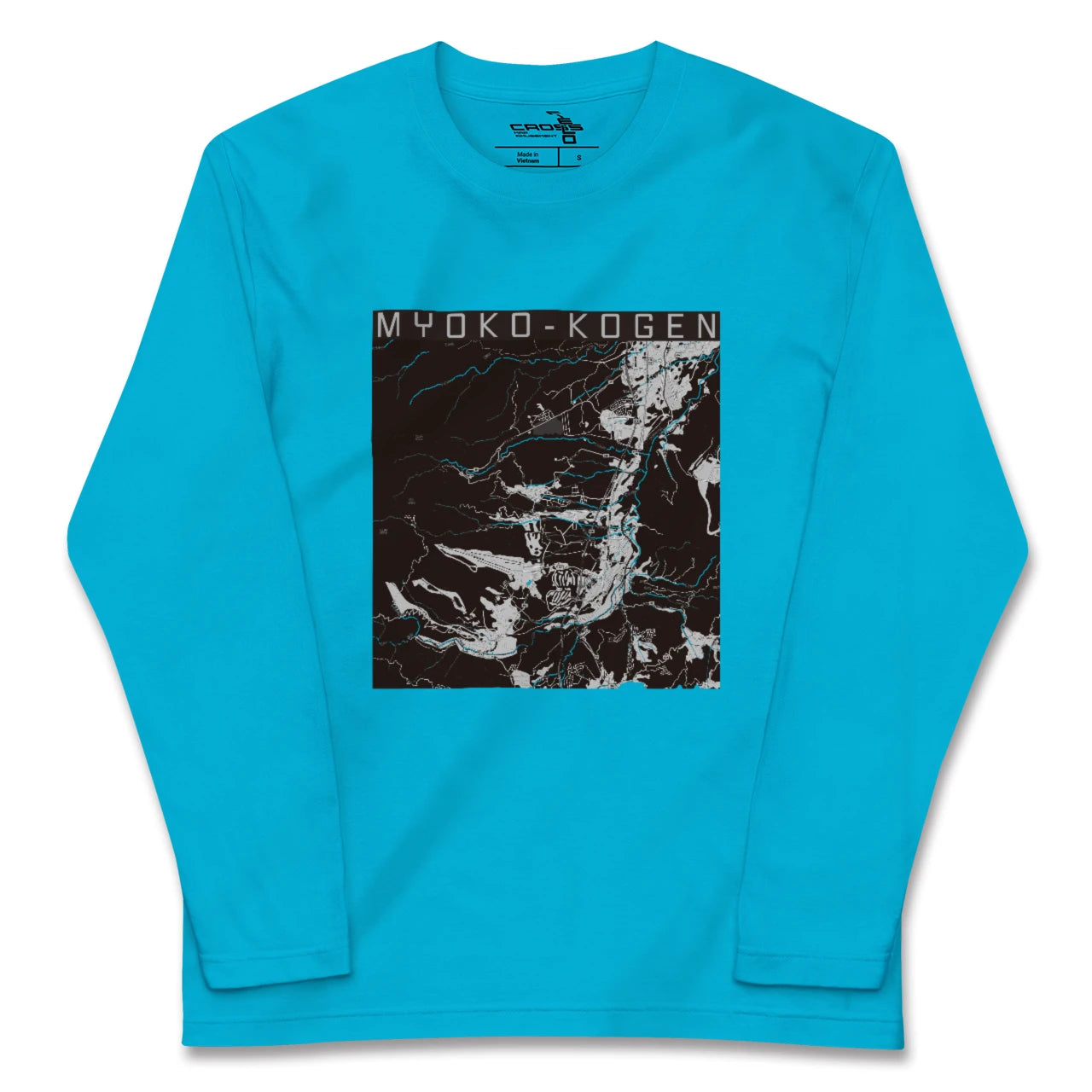 【妙高高原(新潟県)】地図柄ロングスリーブTシャツ