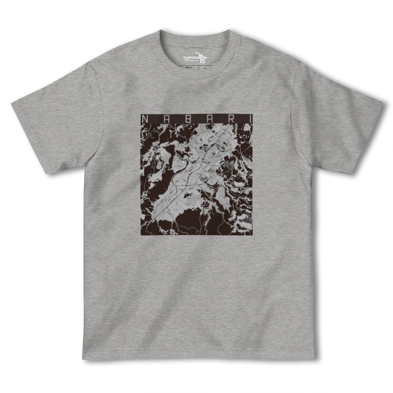 【名張(三重県)】地図柄ヘビーウェイトTシャツ