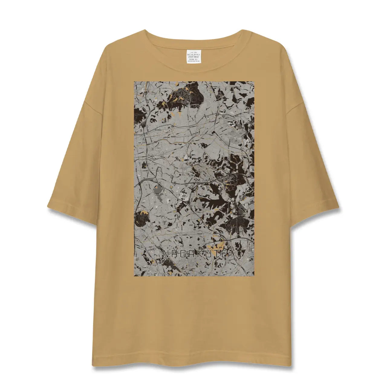 【長久手(愛知県)】地図柄ビッグシルエットTシャツ