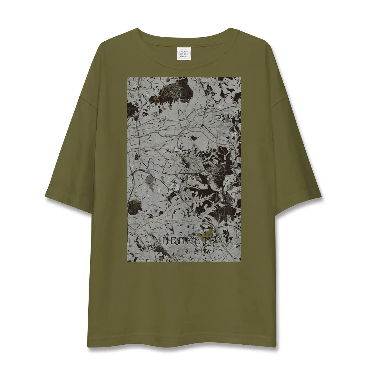 【長久手(愛知県)】地図柄ビッグシルエットTシャツ