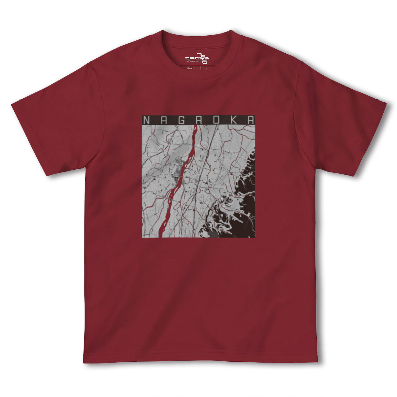 【長岡(新潟県)】地図柄ヘビーウェイトTシャツ