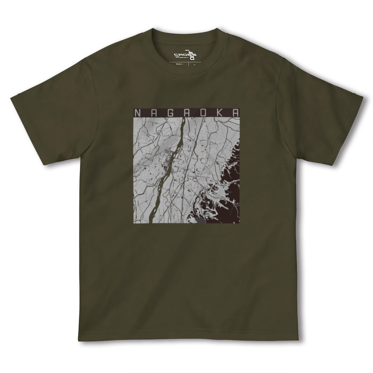 【長岡(新潟県)】地図柄ヘビーウェイトTシャツ