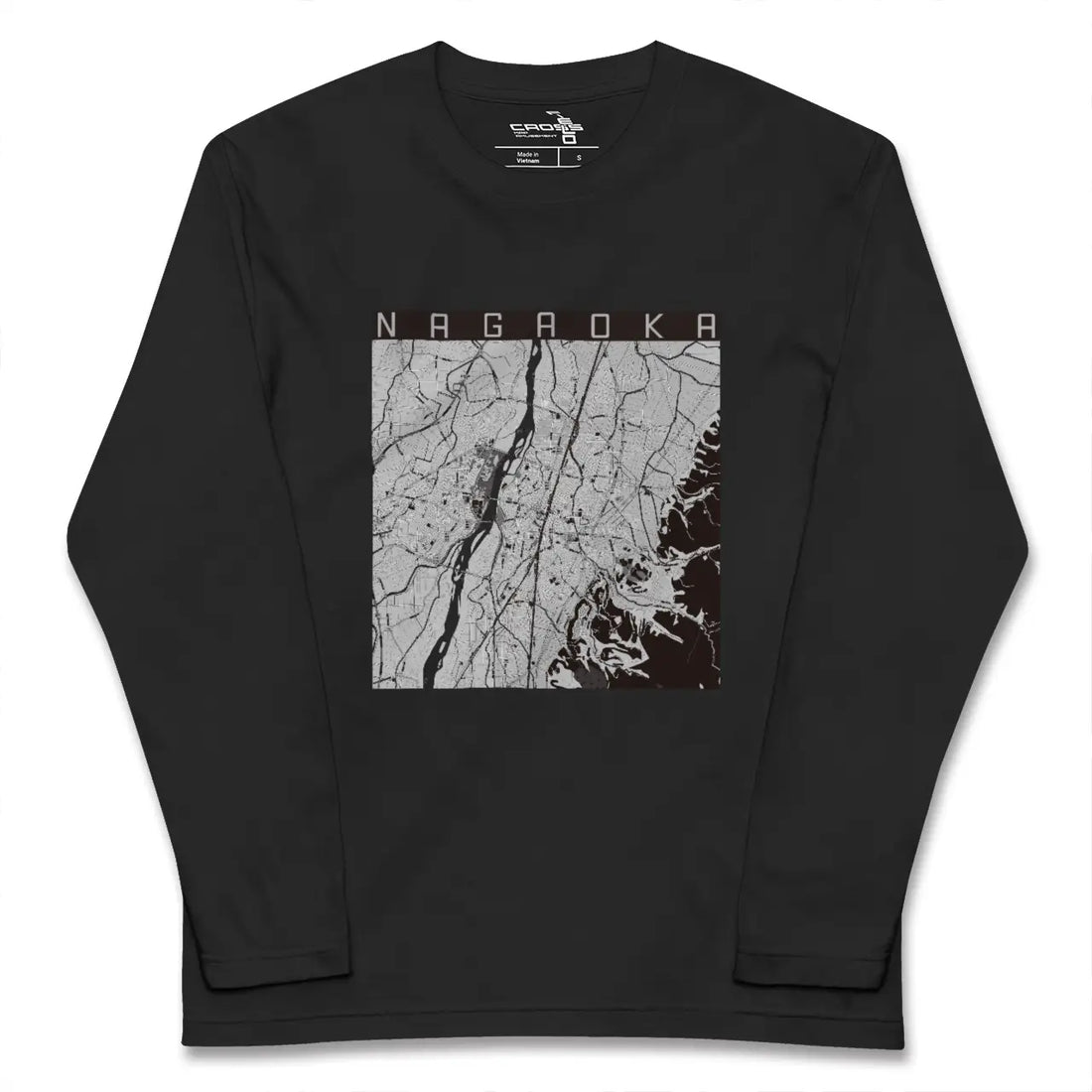 【長岡(新潟県)】地図柄ロングスリーブTシャツ