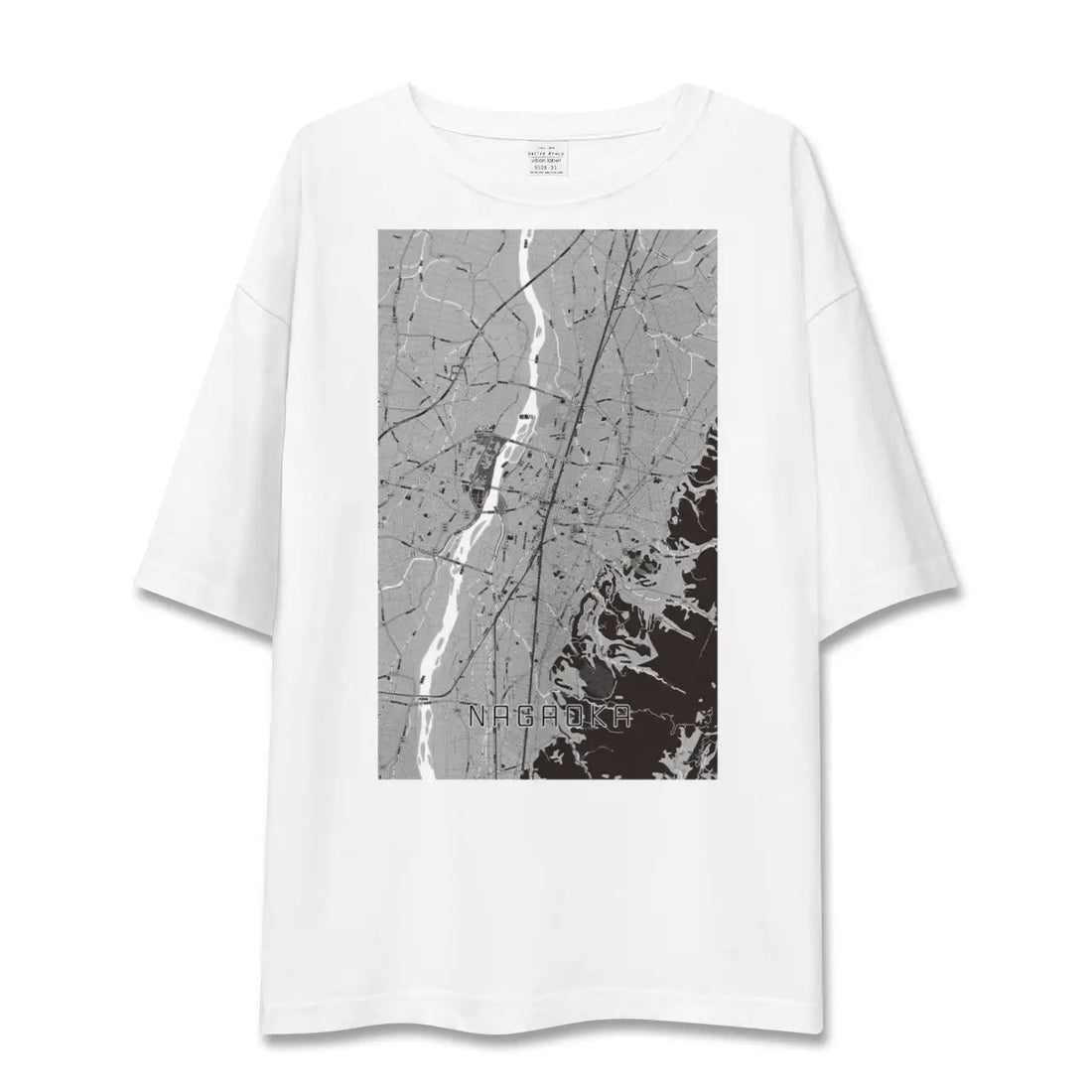 【長岡(新潟県)】地図柄ビッグシルエットTシャツ