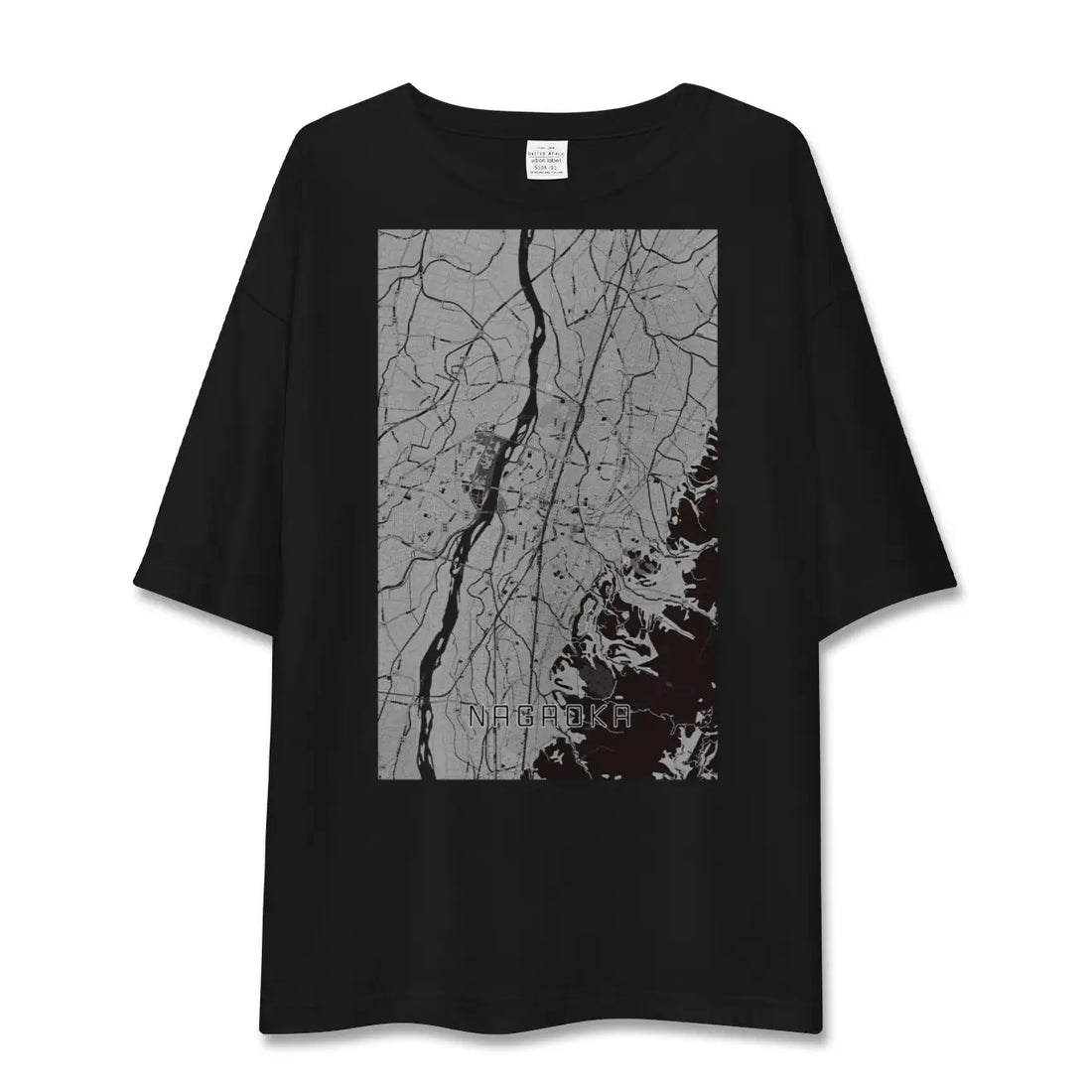 【長岡(新潟県)】地図柄ビッグシルエットTシャツ