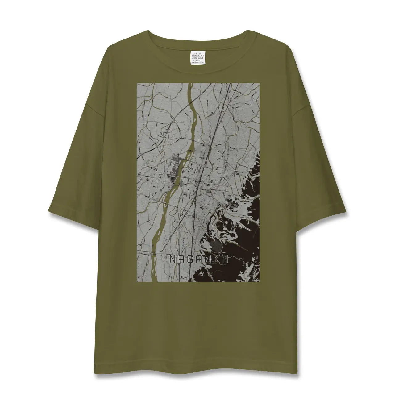 【長岡(新潟県)】地図柄ビッグシルエットTシャツ