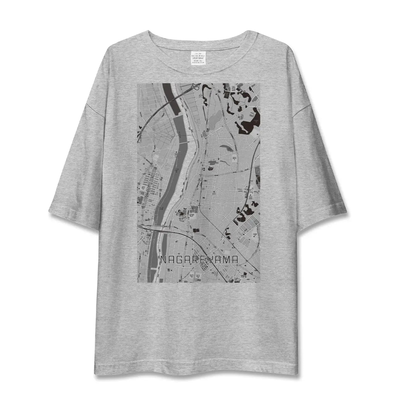 【流山(千葉県)】地図柄ビッグシルエットTシャツ
