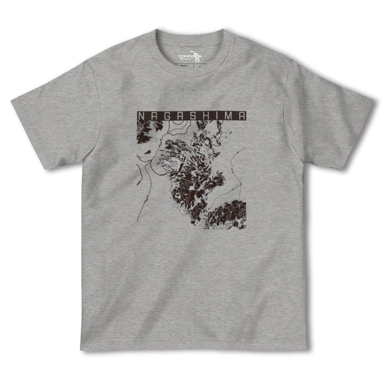 【長島(鹿児島県)】地図柄ヘビーウェイトTシャツ