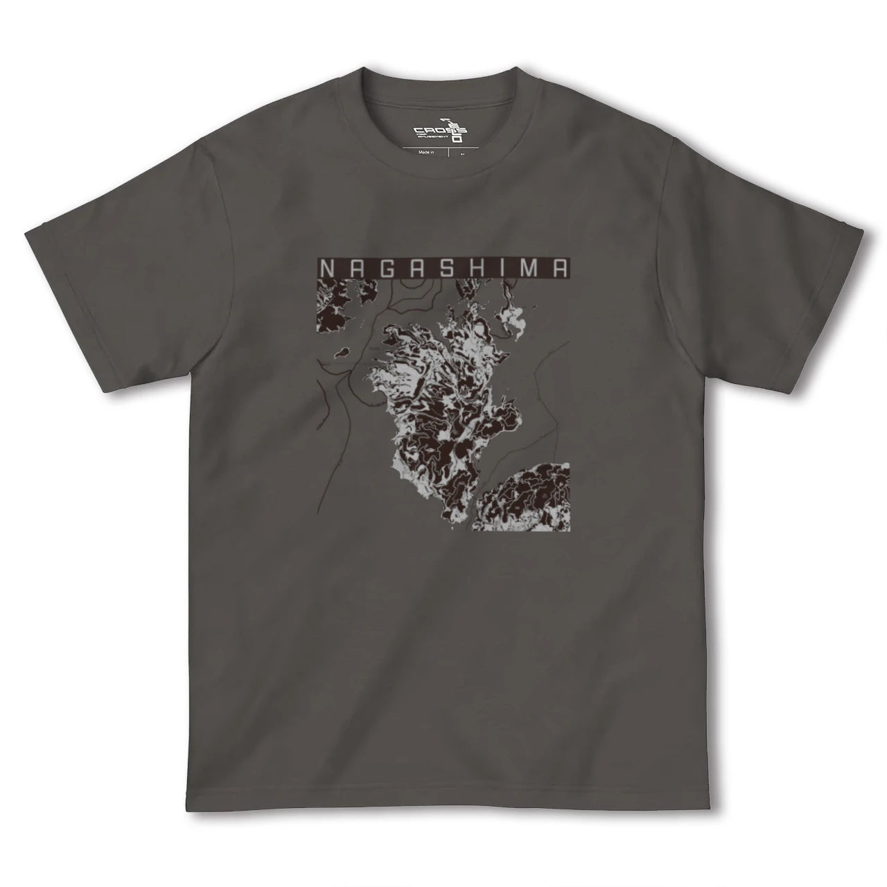 【長島(鹿児島県)】地図柄ヘビーウェイトTシャツ