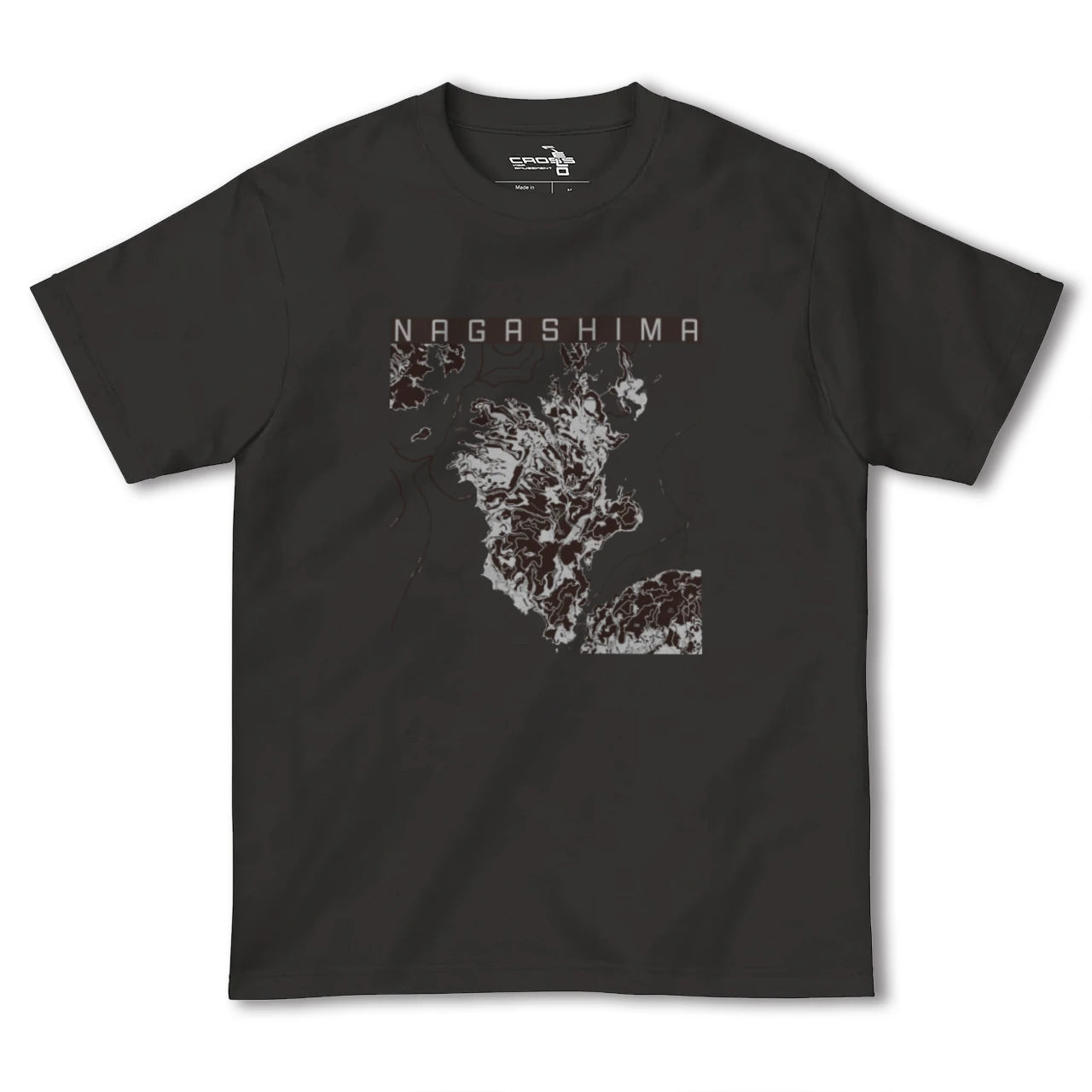 【長島(鹿児島県)】地図柄ヘビーウェイトTシャツ