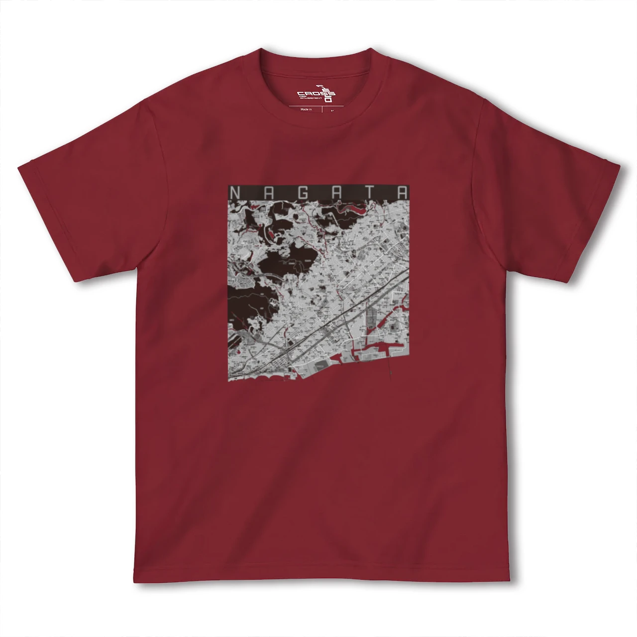 【長田(兵庫県)】地図柄ヘビーウェイトTシャツ