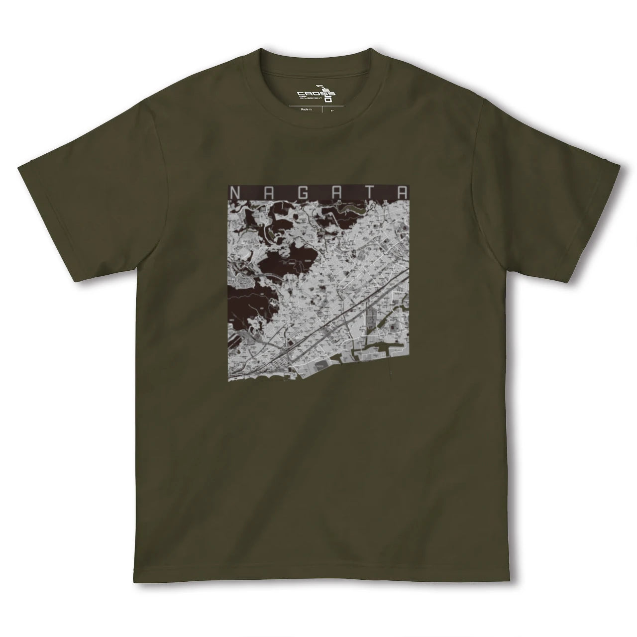 【長田(兵庫県)】地図柄ヘビーウェイトTシャツ