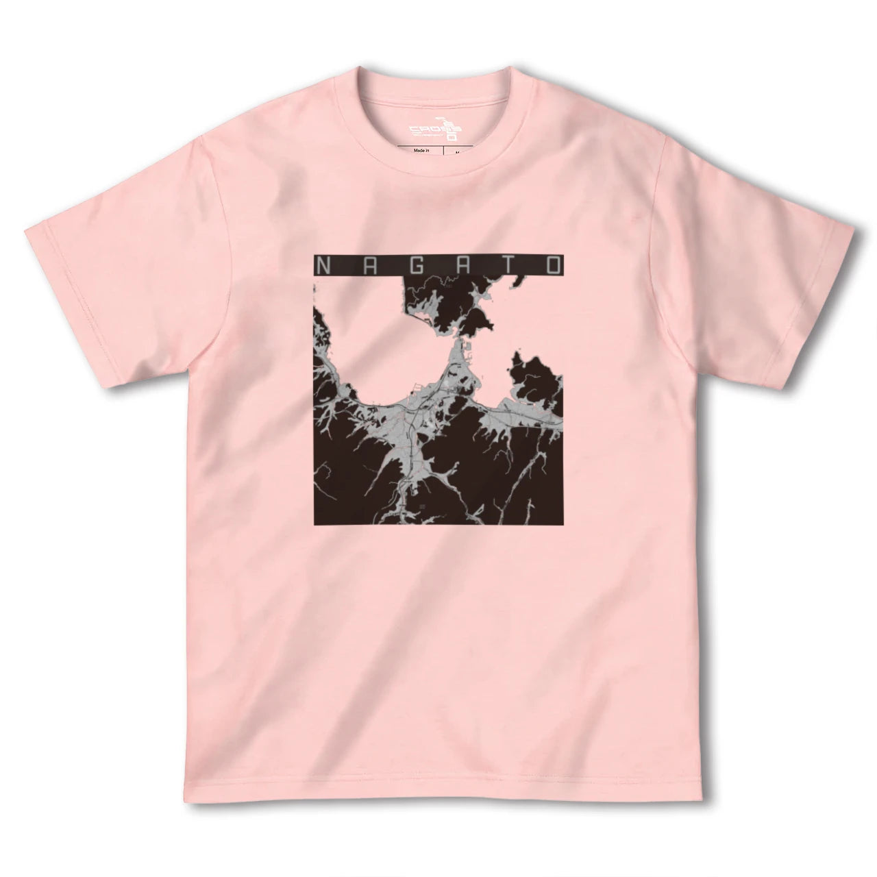 【長門(山口県)】地図柄ヘビーウェイトTシャツ