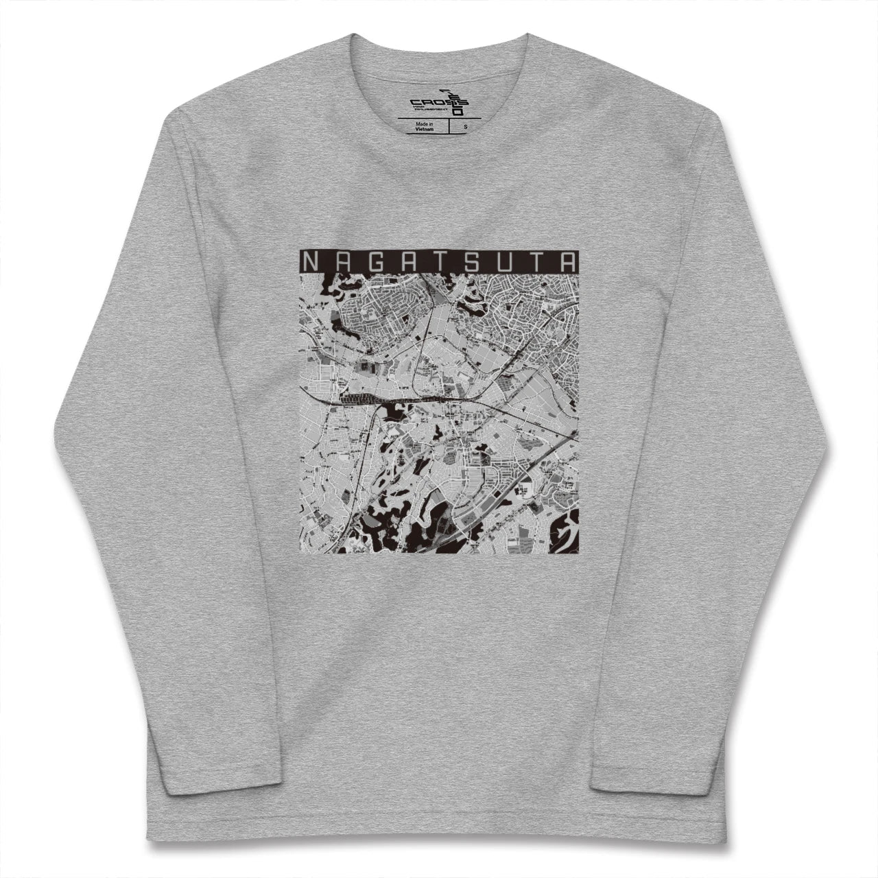 【長津田(神奈川県)】地図柄ロングスリーブTシャツ
