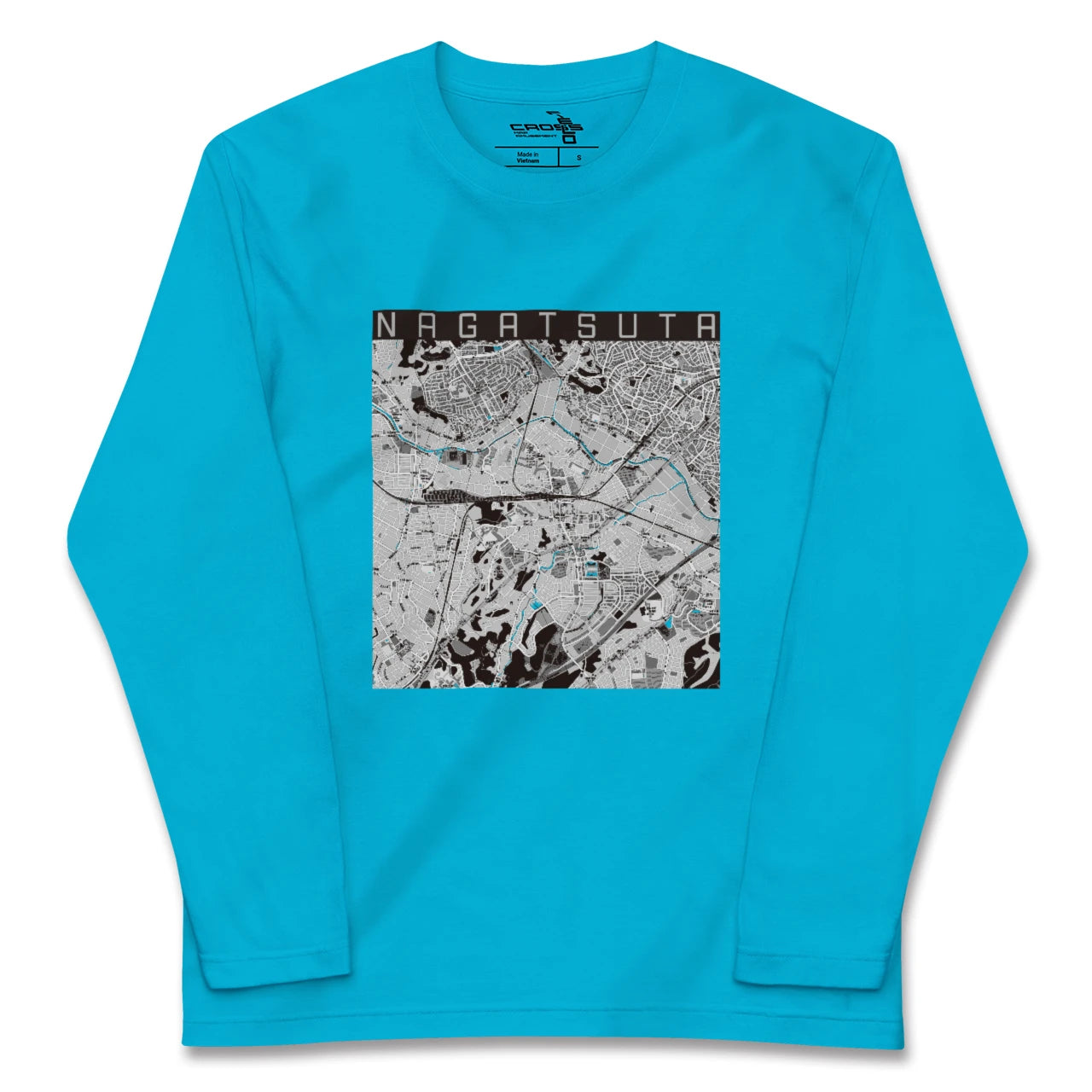 【長津田(神奈川県)】地図柄ロングスリーブTシャツ