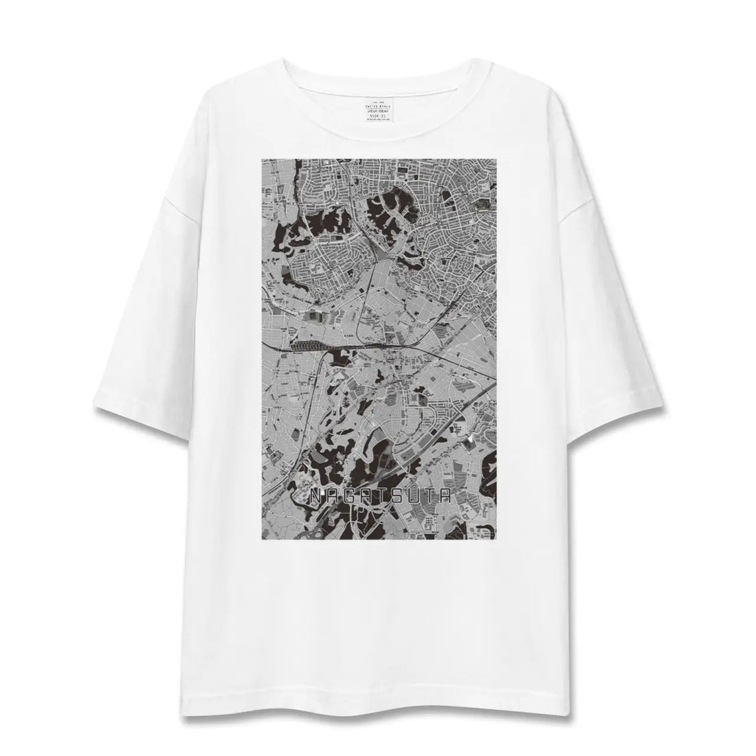 【長津田(神奈川県)】地図柄ビッグシルエットTシャツ