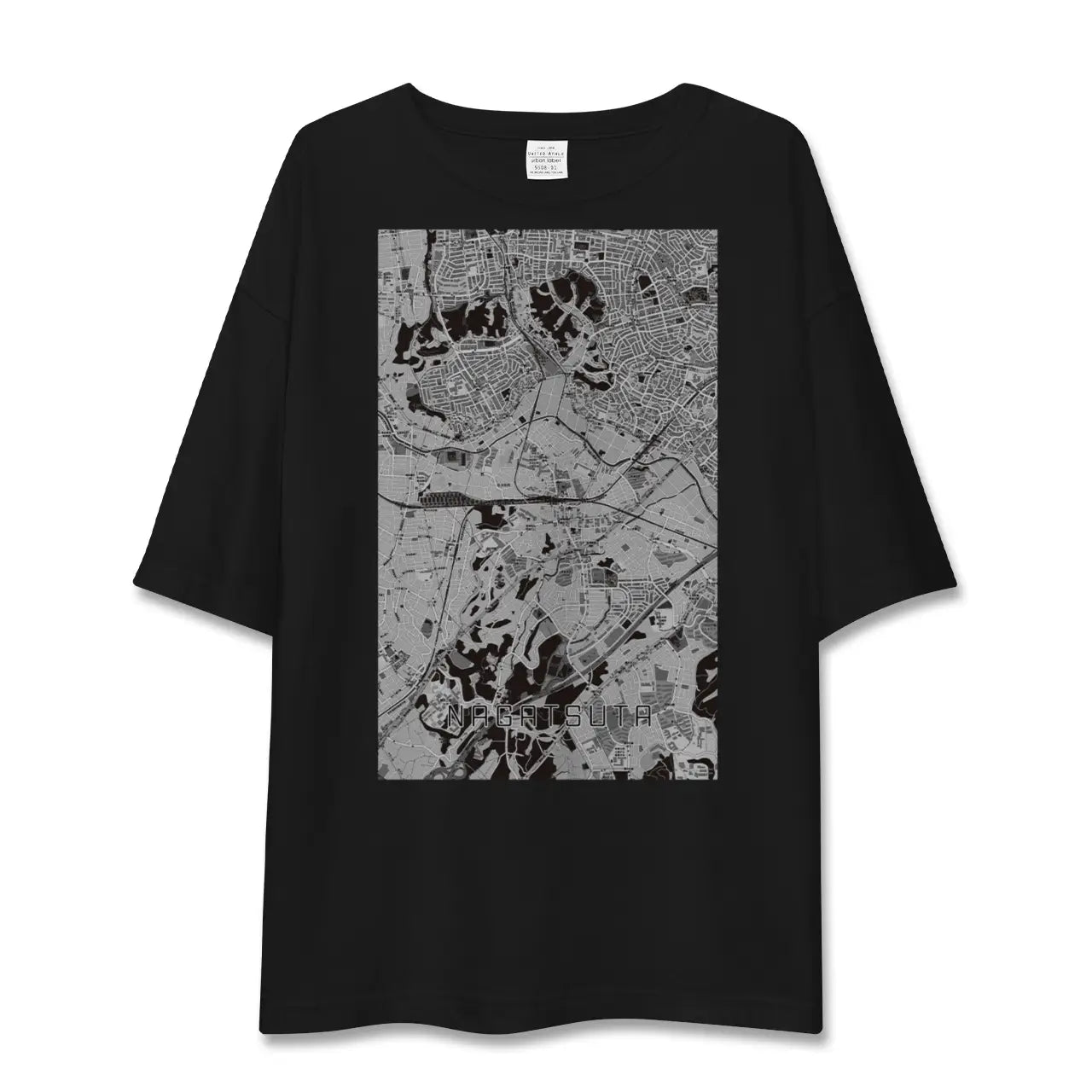 【長津田(神奈川県)】地図柄ビッグシルエットTシャツ